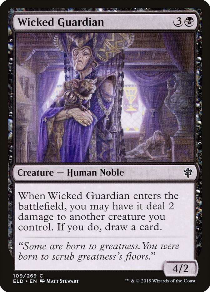 MTG Card Title: Wicked Guardian ELD/109